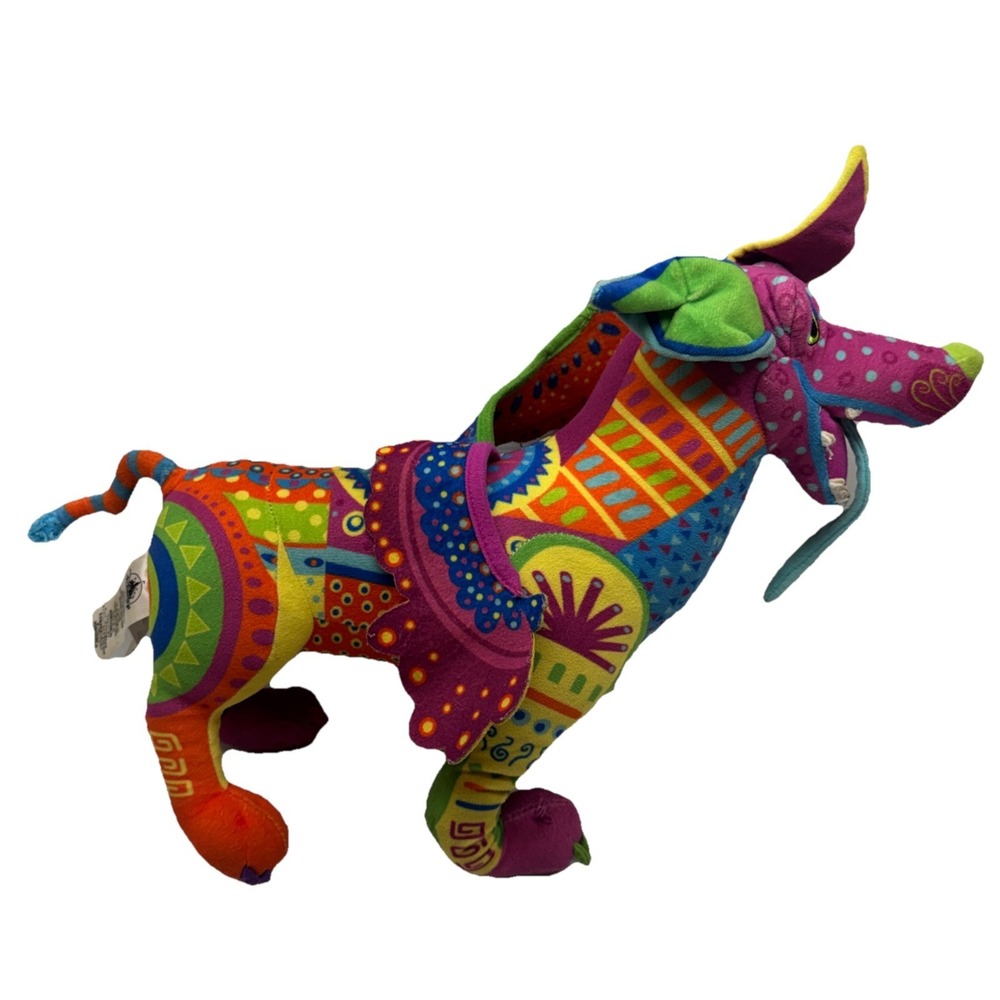 Disney Store Dante Alebrije Plush 15" Pixar Coco Toy Dog Day of the Dead Spirit